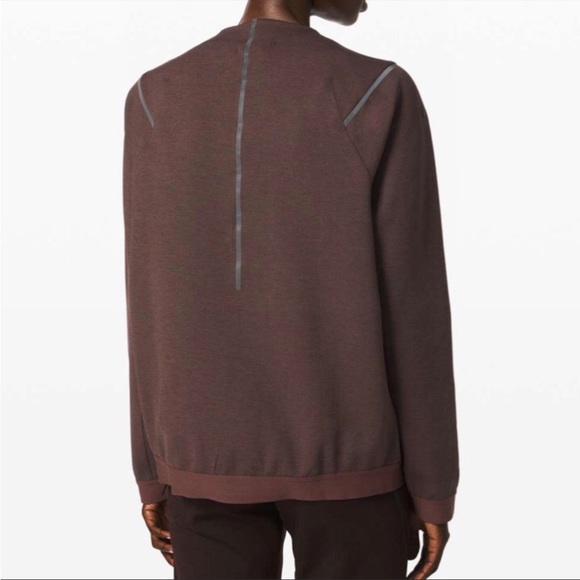 NWT Lululemon Refract Track Jacket Lululemon LAB Cedar/Black Size Small - Picture 4 of 12